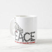 Freiheit und Frieden Kaffeetasse (Vorderseite Links)