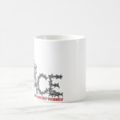 Freiheit und Frieden Kaffeetasse (Mittel)