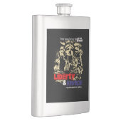 Freiheit und Gerechtigkeit. Freiheitsstatue, USA Flachmann (Rechts)