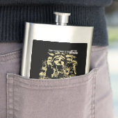 Freiheit und Gerechtigkeit. Freiheitsstatue, USA Flachmann (Beispiel)