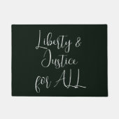 Freiheit und Gerechtigkeit für alle Fußmatte (Vorderseite)