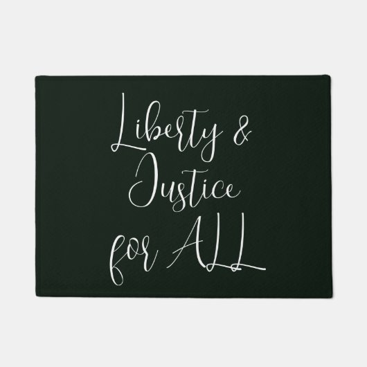 Freiheit und Gerechtigkeit für alle Fußmatte (Vorderseite)
