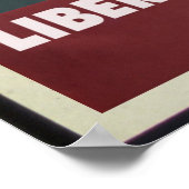 Freiheit und Gerechtigkeit für alle - Gewerkschaft Poster (Ecke)