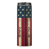 Freiheit und Gerechtigkeit für alle Tumbler Thermosbecher (Rückseite)