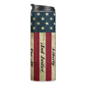 Freiheit und Gerechtigkeit für alle Tumbler Thermosbecher (Nach rechts gedreht)