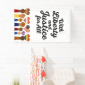 Freiheit und Recht für alle Protestfreiheit Banner (Insitu)