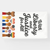 Freiheit und Recht für alle Protestfreiheit Banner (Horizontal)