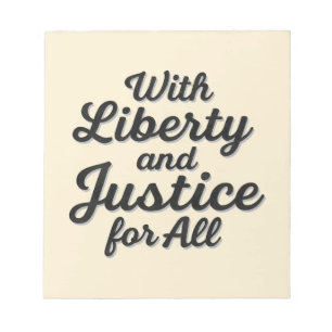 Freiheit und Recht für alle Protestfreiheit Notizblock