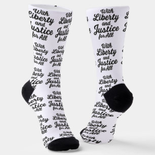 Freiheit und Recht für alle Protestfreiheit Socken