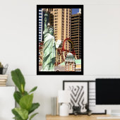 Freiheit und Schleife Poster (Heimbüro)