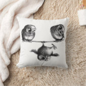 Freiheit und Spaß - Eulen Kissen (Decke)