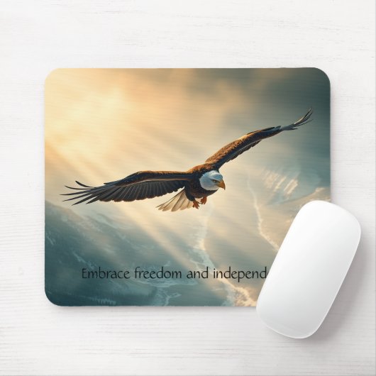 Freiheit und Unabhängigkeit Mousepad (Mit Mouse)