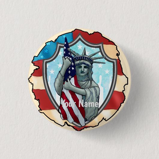 Freiheit USA Button (Vorderseite)