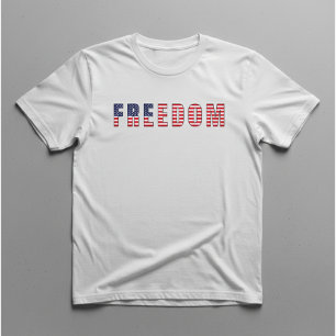 Freiheit USA-Flagge T-Shirt