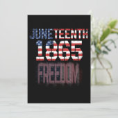 Freiheit vom Juni 1865 Einladung (Stehend Vorderseite)