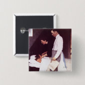 Freiheit von Angst Button (Vorne & Hinten)