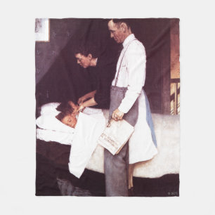 Freiheit von Angst Fleecedecke