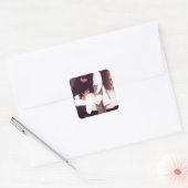 Freiheit von Angst Quadratischer Aufkleber (Umschlag)