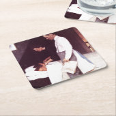 Freiheit von Angst Rechteckiger Pappuntersetzer (angewinkelt)