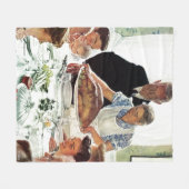 Freiheit von Woll Fleecedecke (Vorderseite (Horizontal))