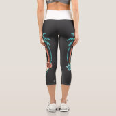 Freiheit Vor Terminen Tee Capri Leggings (Rückseite)