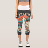 Freiheit Vor Terminen Tee Capri Leggings (Vorderseite)