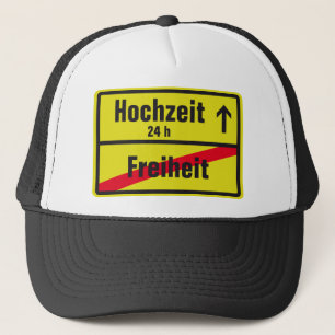 Freiheit vs Hochzeit Truckerkappe