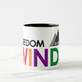 Freiheit wickelt Zwei-Ton Tasse (Mittel)