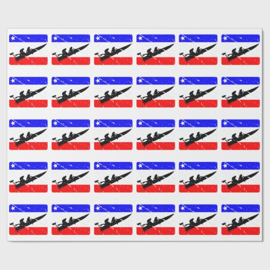 Freiheit Widerstand-Boot FLAIR Geschenkpapier (Flach)