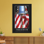 Freiheit: Zitat 1 Leinwanddruck (Insitu (Wohnzimmer))