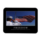 Freiheit: Zitat 2 Magnet (Horizontal)