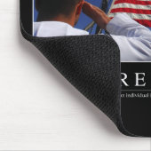 Freiheit: Zitat 2 Mousepad (Ecke)