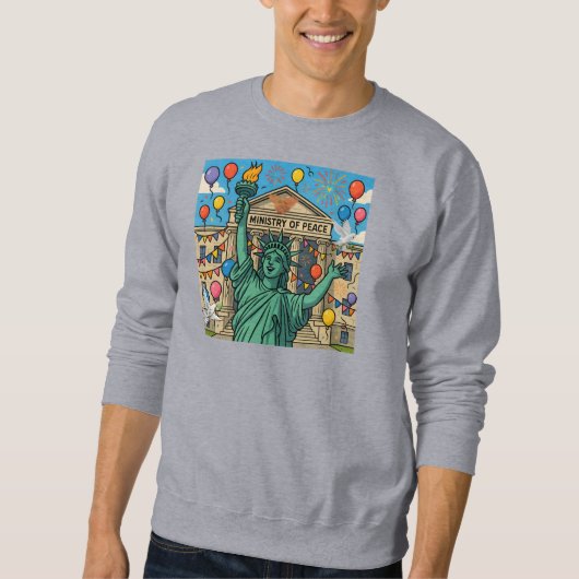 Freiheit zwischen Frieden und Krieg Sweatshirt (Vorderseite)