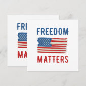 Freiheiten Einladung (Vorne/Hinten)