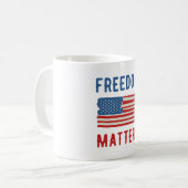 Freiheiten Kaffeetasse (Vorderseite Links)
