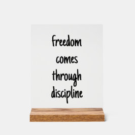 Freiheitliche Unterzeichnung Acrylschild