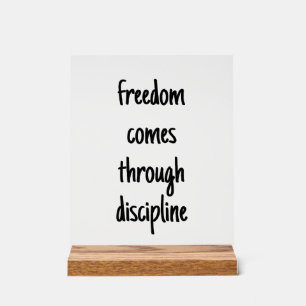 Freiheitliche Unterzeichnung Acrylschild