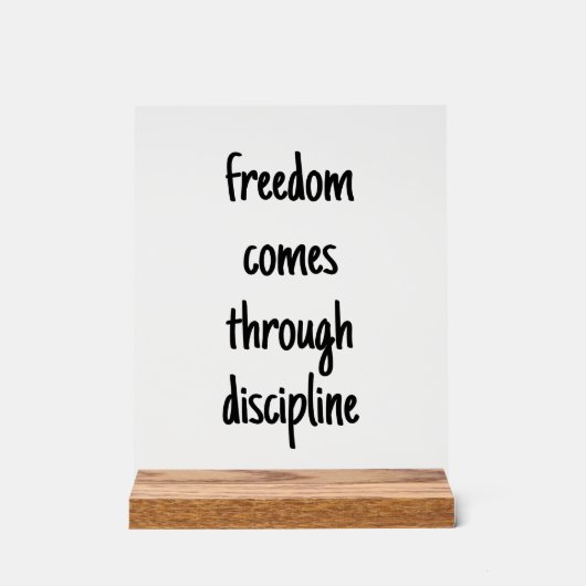 Freiheitliche Unterzeichnung Acrylschild (Vorderseite)