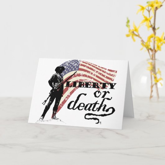 Freiheitoder TodesMinutemen Karte (Gelbe Blume)