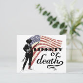 Freiheitoder TodesMinutemen Postkarte (Stehend Vorderseite)