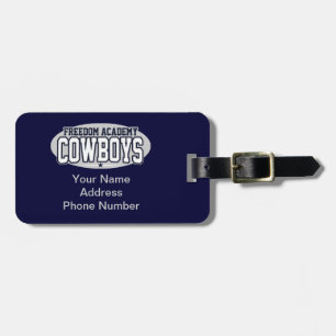 Freiheits-Akademie; Cowboys Gepäckanhänger
