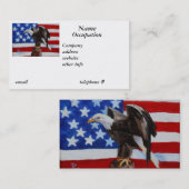 Freiheits-Eagle-Visitenkarte Visitenkarte (Vorne/Hinten)