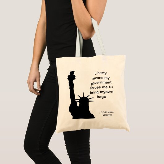 Freiheits-Einkaufstüte Tragetasche (Vorderseite (Produkt))