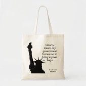 Freiheits-Einkaufstüte Tragetasche (Vorne)