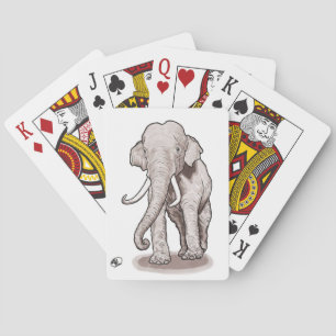 Freiheits-Elefant Spielkarten