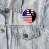 Freiheits-Flagge Button (Beispiel)