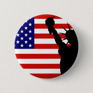 Freiheits-Flagge Button