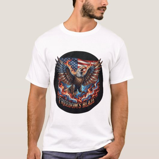 Freiheits Flamme T-Shirt (Vorderseite)