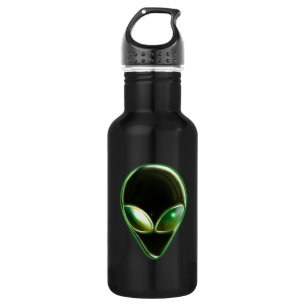 Freiheits-Flasche des Metallalien-Kopf-04 Edelstahlflasche