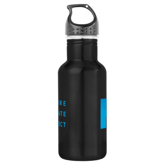 Freiheits-Flasche Edelstahlflasche (Rückseite)